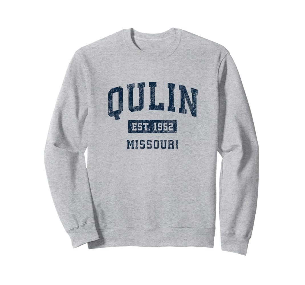 【MODERNIF】Morrisville Lettering Sweatshirt Amazon.com: Qulin Missouri MO Vintage Athletic Sports Design